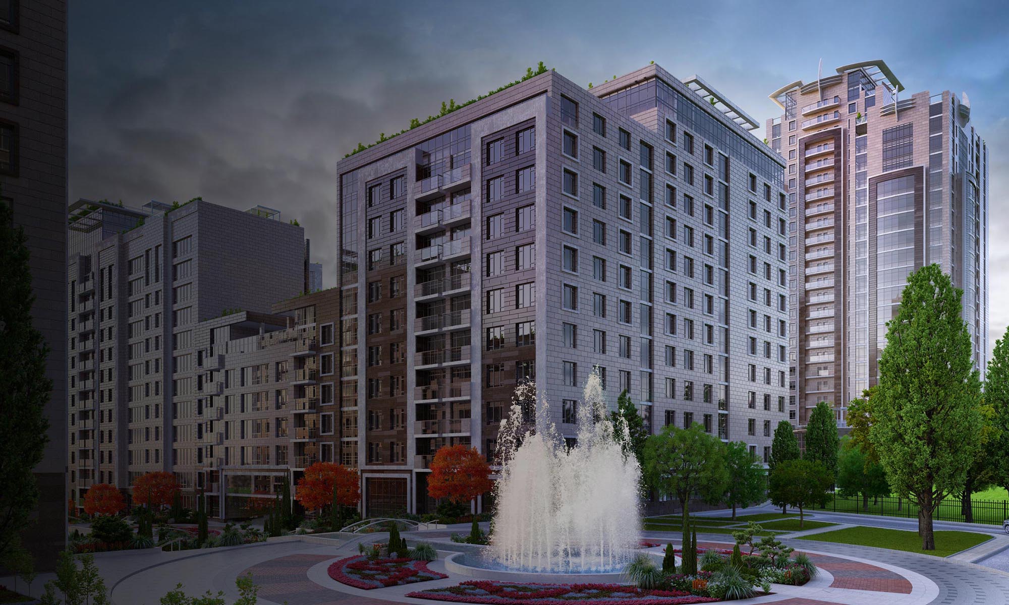 Фонтан - Жилой комплекс Бульвар Фонтанов